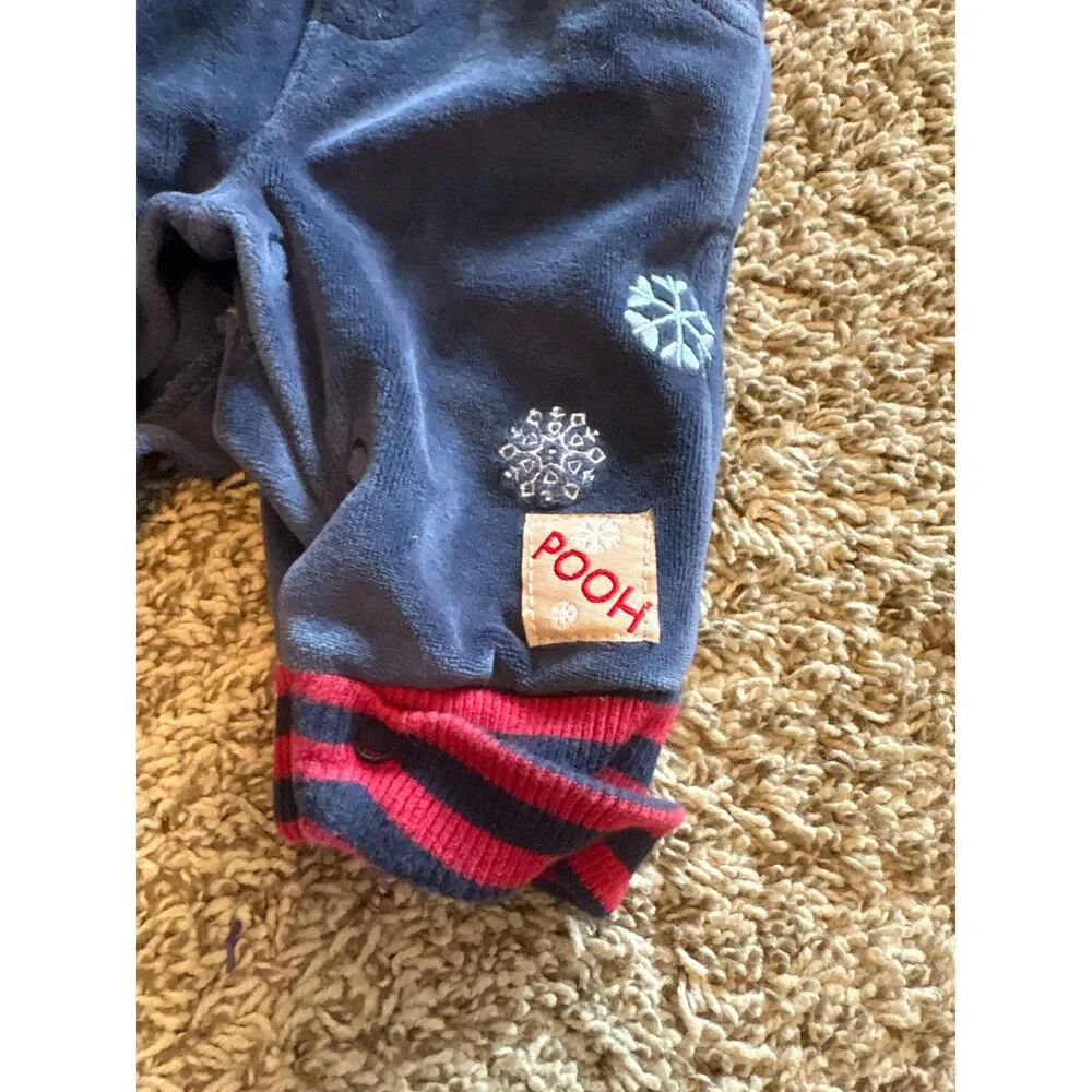 Vtg Winnie the Pooh winter overalls set